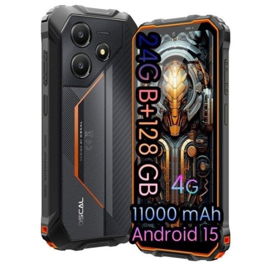 OSCAL Marine 2 4G 8GB 128GB 6.56" Orange