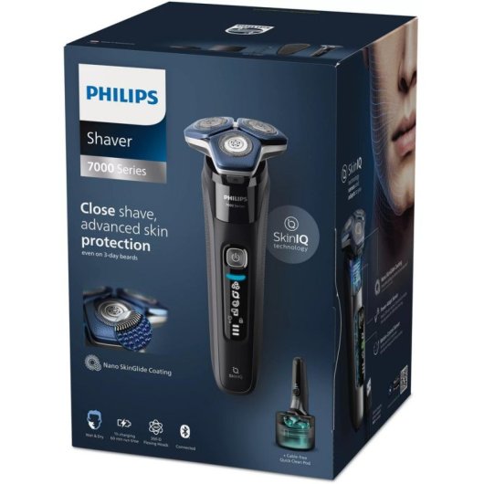 Afeitadora Philips Serie 7000 S7886/55 SkinIQ Recargable Wet & Dry Bluetooth