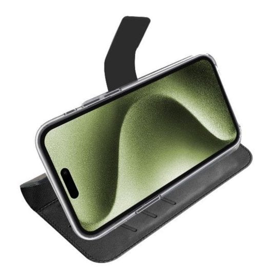Funda para móvil Celly WALLYMAG Funda cartera Similicuir Noir MagSafe pour iPhone 17