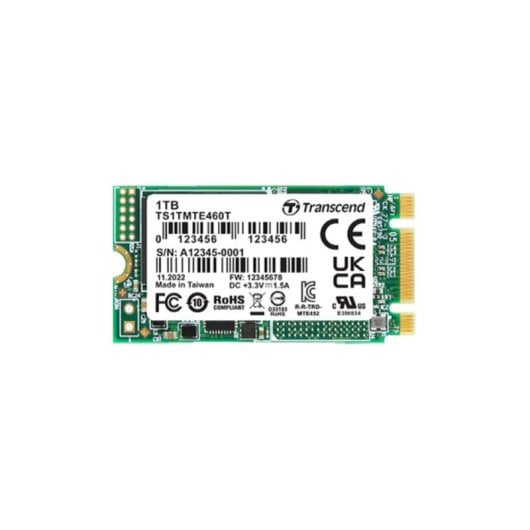 Disco Duro Transcend MTE460T 128GB SSD M.2 PCIe 1700 MB/s Alta Durabilidad