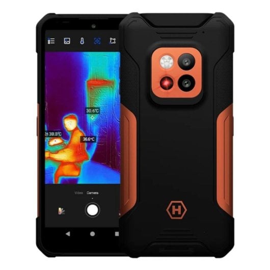 Hammer Construction 2 Thermal 8GB 256GB 6.58" IPS 120Hz 5G Dual SIM Batería 6500mAh IP68 Android 14 Negro