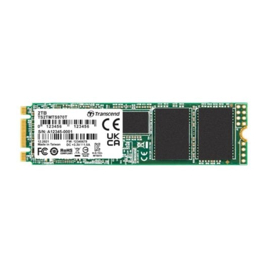 Disco Duro Transcend MTS970T 1TB M.2 SSD 560MB/s SATA III 3D NAND