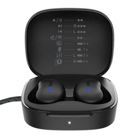 Auriculares Belkin SoundForm Anywhere inalámbricos y con cable Bluetooth Llamadas/Música con reducción de ruido Negros