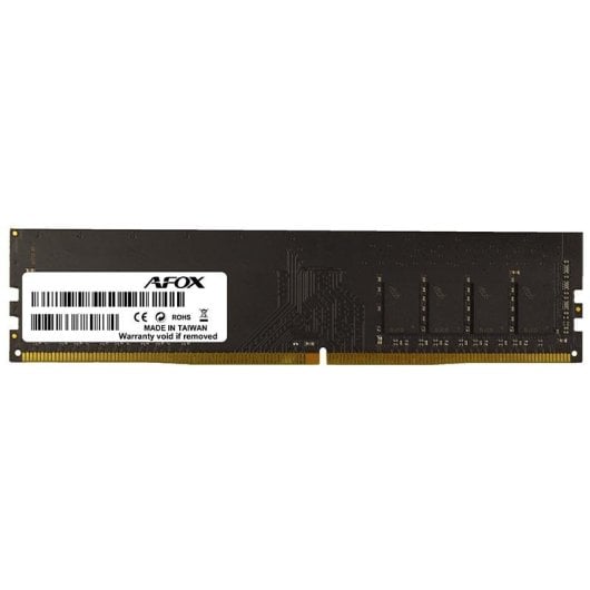Memoria RAM AFOX AFLD38BK1L 8GB 1x8GB DDR3L 1600MHz CL11 DIMM Unbuffered Noir