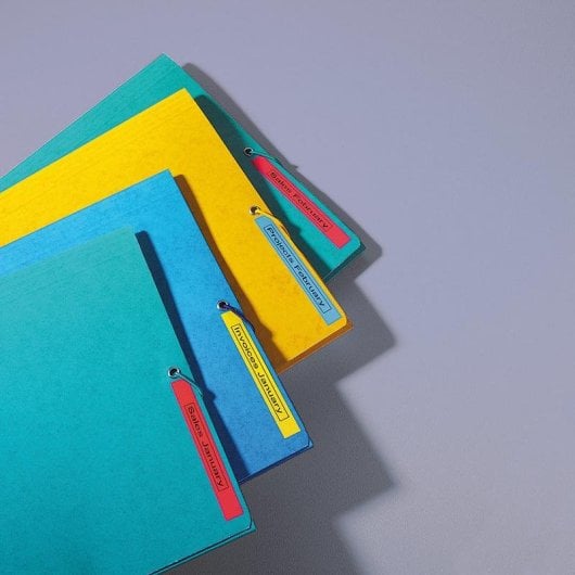 Cinta de etiquetas DYMO D1 estándar negro sobre rojo poliéster 24 mm x 7 m