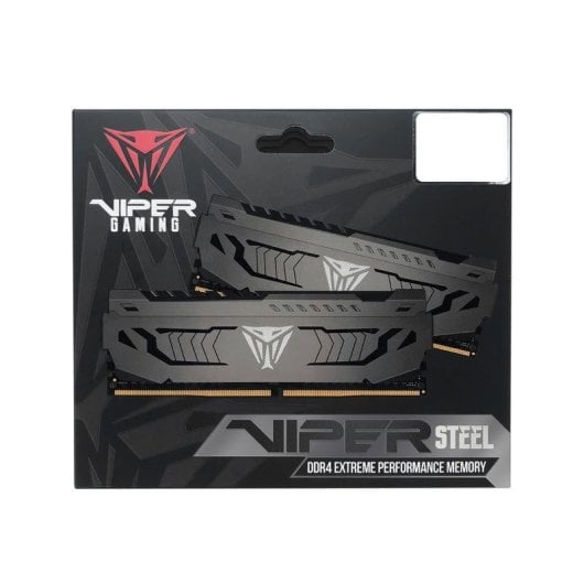 Memória RAM Patriot Viper Steel PVS48G320C6 8GB 1x8GB DDR4 3200MHz CL16 Dissipador Cinza