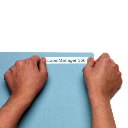 Cinta para impresora DYMO D1 estándar azul sobre blanco poliéster 19mm x 7m