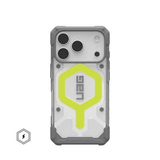 Funda para móvil Urban Armor Gear Pathfinder Cover TPU Transparente Amarilla MagSafe para iPhone 17 Pro