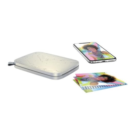 Fotodrucker ZINK Bluetooth HP Sprocket Select randlos Drucken LED