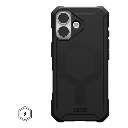 Funda para móvil Urban Armor Gear TPU noire antichoc MagSafe pour iPhone 17