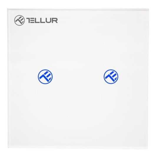 Central Domótica Tellur TLL331491 Wi-Fi Control Táctil Compatible Android iOS