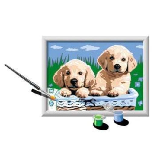 Kit de Pintura por Números Ravensburger CreArt Acrílico 10 Cores Crianças