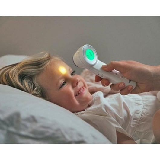 Termómetro digital Braun BNT400 infravermelhos testa medições precisas LCD