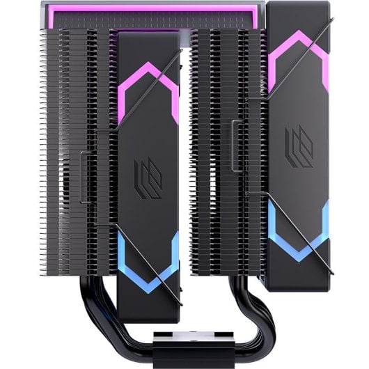 Refrigeração a Ar Einarex Socket AM5 120mm GLIDE G300 Black RGB Dual Fan