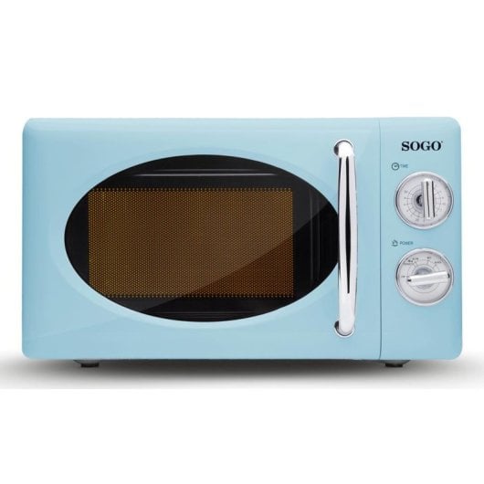 Microondas Sogo Compact 20 L 700 W 5 Leistungsstufen Auftau-Funktion Blau