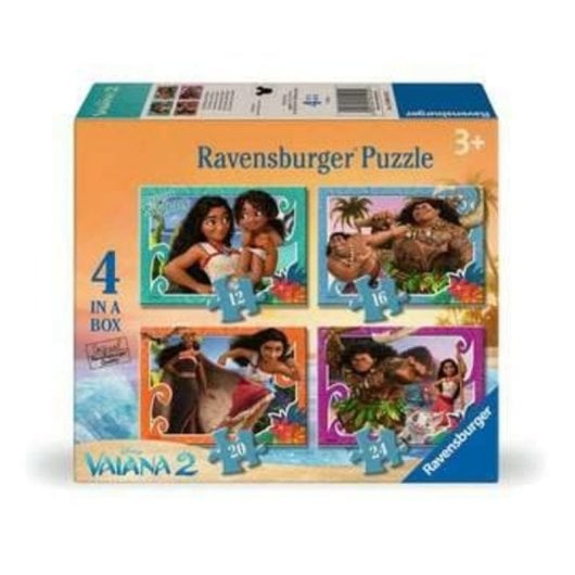 Puzzle Ravensburger 120041252 Vaiana 2 Disney 4 em 1 12-24 peças