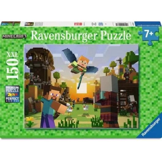Rompecabezas Ravensburger 120041771 150 piezas Minecraft FSC para niños y adultos