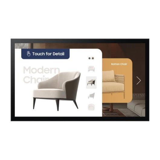 Monitor Samsung QM32C-T 32" FullHD VA Touchscreen WiFi 8 ms Segnaletica Digitale