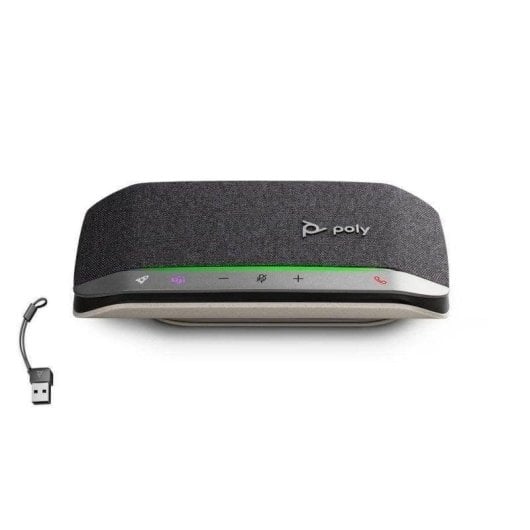 Altifalantes Poly Mãos Livres Bluetooth 86 dB com redução de ruído e USB-C