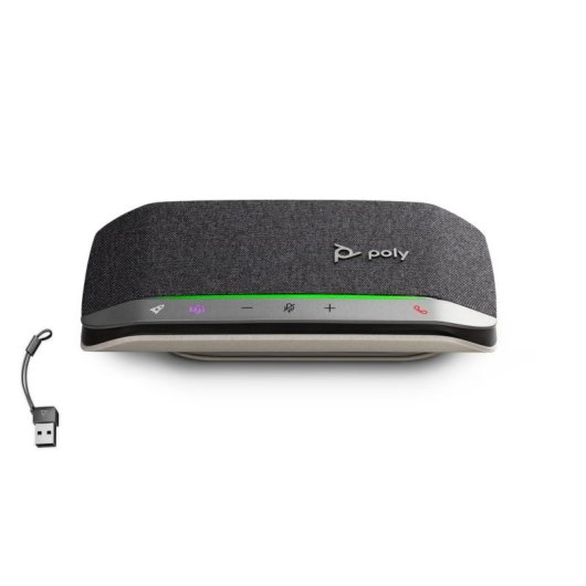 Altifalantes Poly Mãos Livres Bluetooth 86 dB com redução de ruído e USB-C