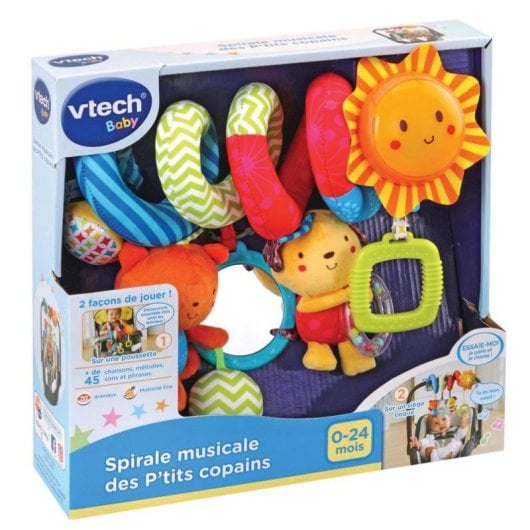 Joguete Colgante VTech 80-522105 Espiral Tecido Multicor 0-24 Meses