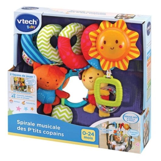 Joguete Colgante VTech 80-522105 Espiral Tecido Multicor 0-24 Meses