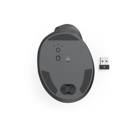 Maus Hama EWM-500L Wireless 1800DPI Schwarz Vertikal Linkshänder USB-C