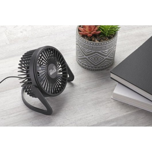 Ventilator Techly Tech Pop 8018080494413 USB Tisch Schwarz 360° drehbar 0,9 m