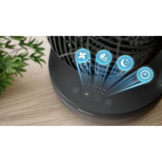 Ventilador de Mesa Philips 3000 Series SilentWings 27W 3 Velocidades Cinzento