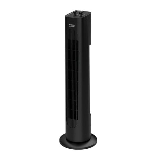 Ventilador Beko EFW5300B Torre Piso Preto Oscilação 3 Velocidades Temporizador