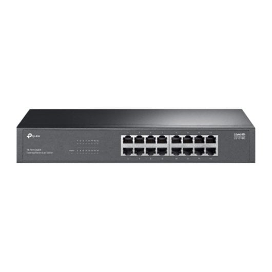 Switch TP-Link LS1016G 16 portas Gigabit Ethernet, unmanaged, montagem em rack