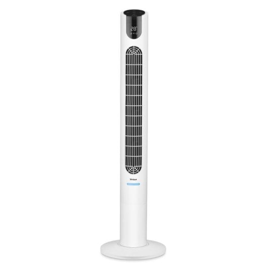 Ventilator Trisa 9359.7010 Turm 8 Geschwindigkeiten 70° Oszillation Schwarz Weiß