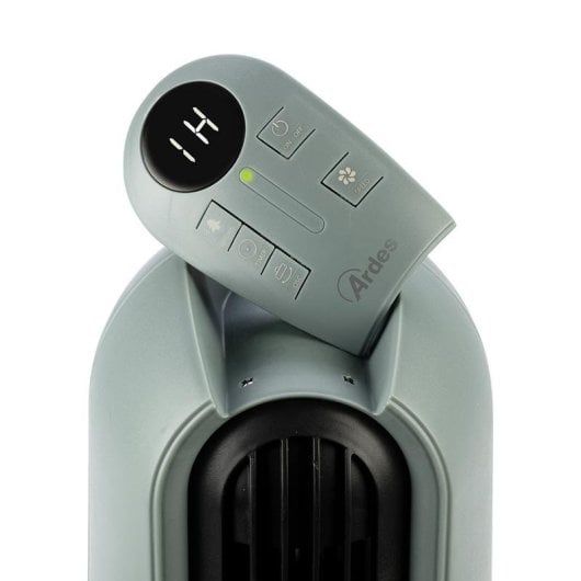 Ventilatore torre Ardes AR5T1001 3 velocità timer LED telecomando grigio