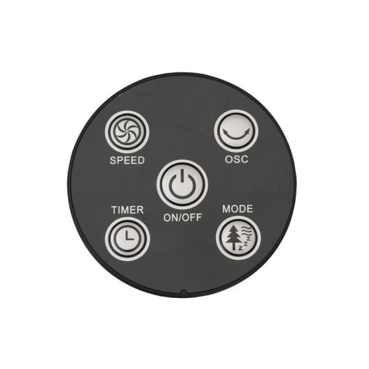 Ventilador torre Bimar VC78 negro con temporizador, 3 velocidades y mando