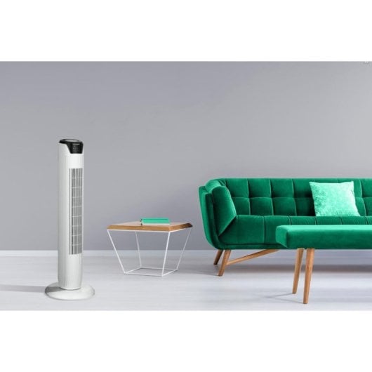 Ventilador torre CONCEPT VS5100 Branco piso oscilação temporizador LED