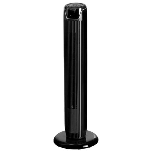 Ventilador torre Concept VS5110 Preto piso 3 velocidades oscilação