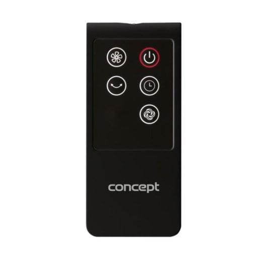 Ventilador torre Concept VS5110 Preto piso 3 velocidades oscilação