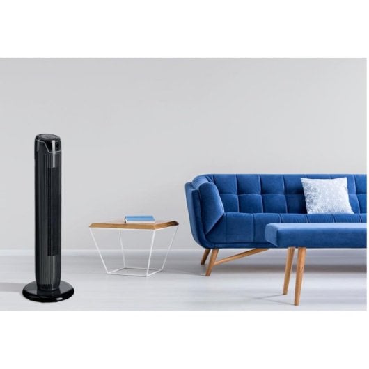 Ventilador torre Concept VS5110 Preto piso 3 velocidades oscilação