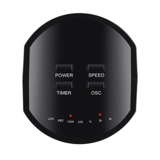 Turmventilator UNOLD 86955 Schwarz Timer Fernbedienung 75° Oszillation