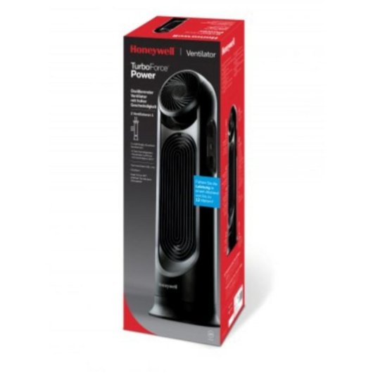 Ventilateur tour Honeywell HYF500E4 Noir 3 vitesses Oscillation 58W