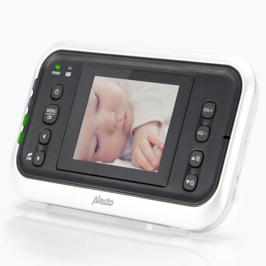 Vídeo-monitor para bebés Alecto DVM-75 LCD 2.4" Sensor Temperatura Alcance 300 m