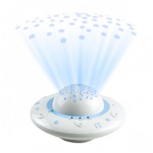 Luz Nocturna Alecto Multicolor Sonora Comando de Voz Alimentação a Pilhas