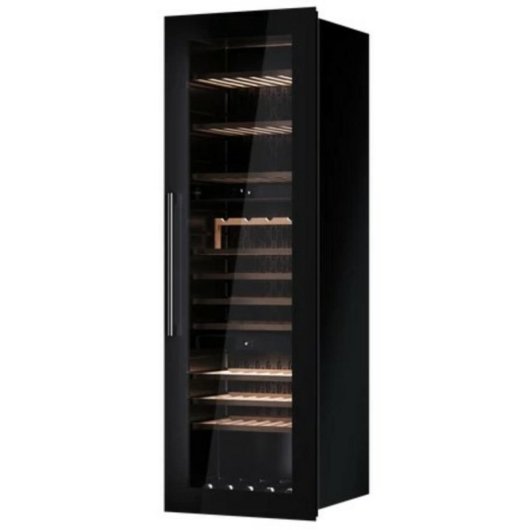 Cave de vinho Teka RVI 30097 GBK integrado 93 garrafas luz interior preta