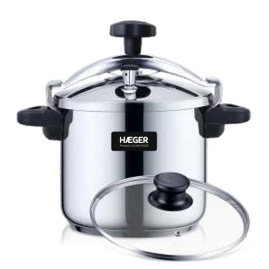 Autocuiseur Haeger PC-10S.021A 10 L inox compatibilité induction gaz