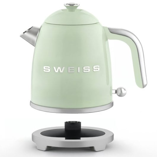 Chaleira elétrica vintage de 1 litro Sweiss Kts7