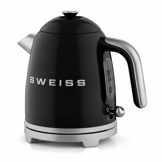 Chaleira elétrica vintage suíça Kts9 de 1 litro