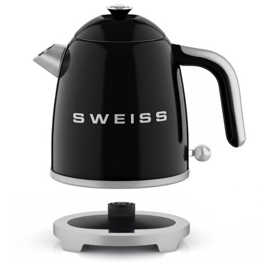 Chaleira elétrica vintage suíça Kts9 de 1 litro