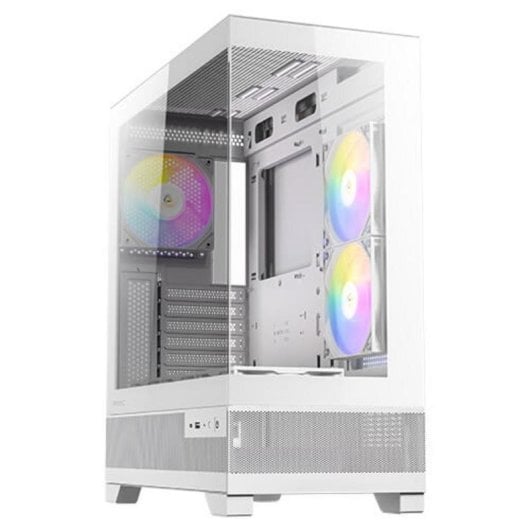 Boîtier Antec CX700 ARGB Blanc Midi Tower Verre Acier ATX USB-C