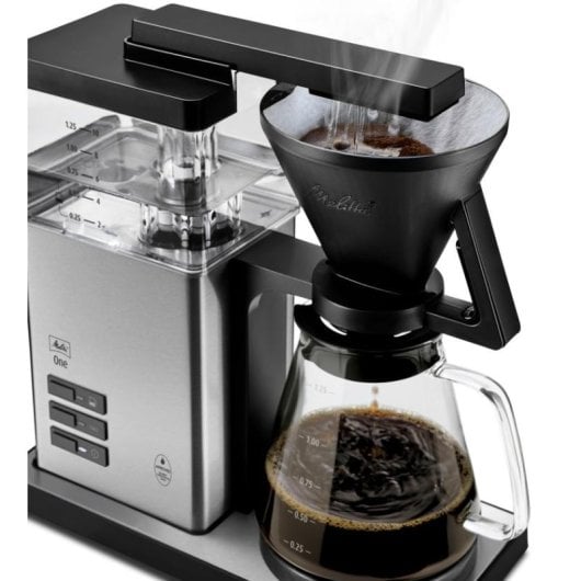 Cafetière à filtre Melitta ONE 1,25 L 10 tasses Acier inoxydable anti-goutte