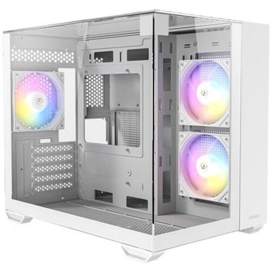 PC-Gehäuse Antec CX600M Trio ARGB White Mini Tower Glas Weiß